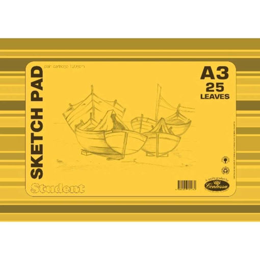 Picture of 120GSM A3 GUMMED SKETCH PAD 25 PAGES